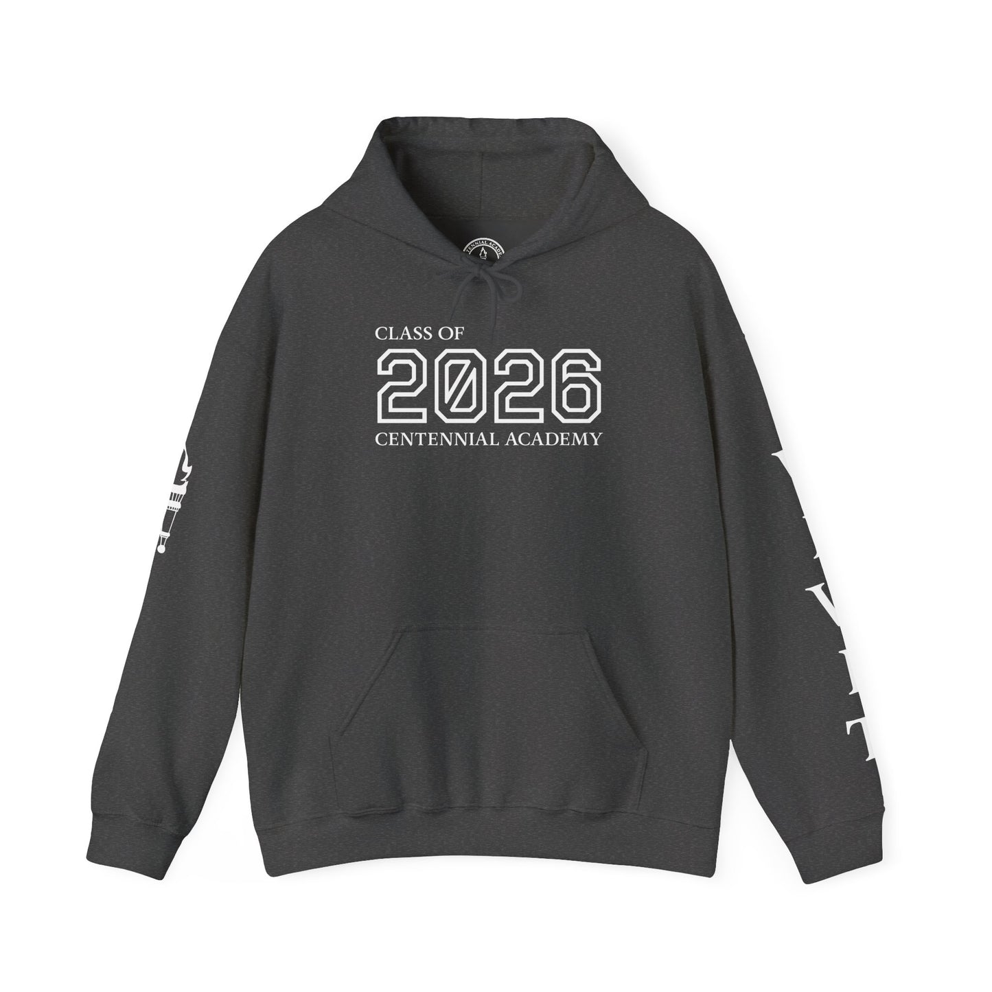 Centennial Academy Graduation Hoodie (White Logo)