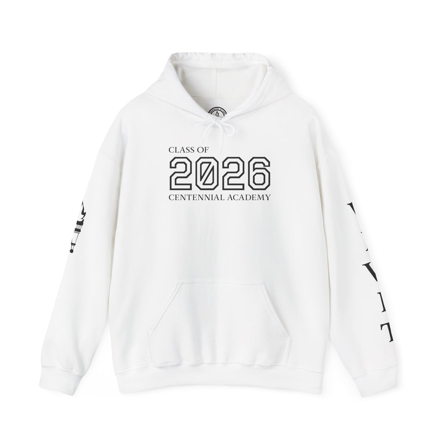 Centennial Academy Graduation Hoodie (Black Logo)