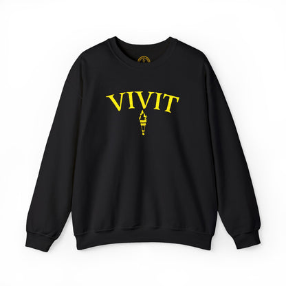 Vintage Style Unisex VIVIT Crewneck (Gold Logo)
