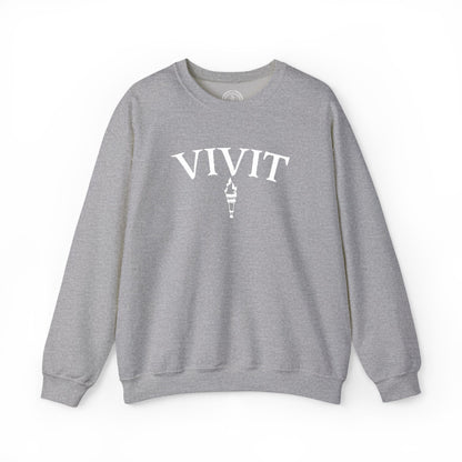 Vintage Style Unisex VIVIT Crewneck (White Logo)