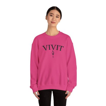 Vintage Style Unisex VIVIT Crewneck (Black Logo)