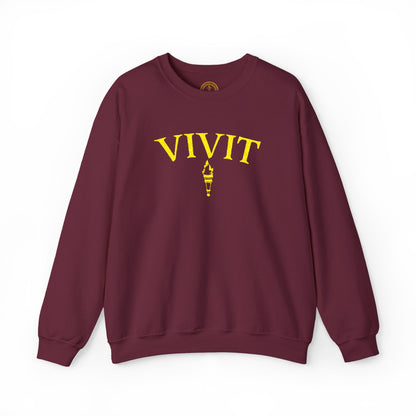 Vintage Style Unisex VIVIT Crewneck (Gold Logo)