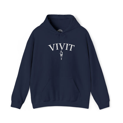 Vintage Style Unisex VIVIT Hoodie (White Logo)