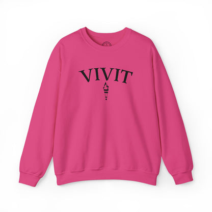 Vintage Style Unisex VIVIT Crewneck (Black Logo)