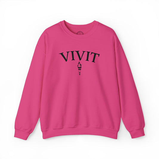 Vintage Style Unisex VIVIT Crewneck (Black Logo)