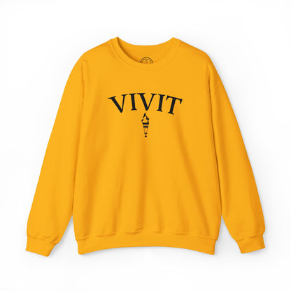 Vintage Style Unisex VIVIT Crewneck (Black Logo)