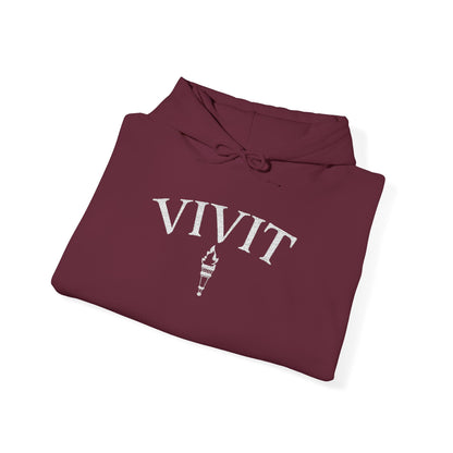 Vintage Style Unisex VIVIT Hoodie (White Logo)