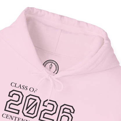 Centennial Academy Graduation Hoodie (Black Logo)