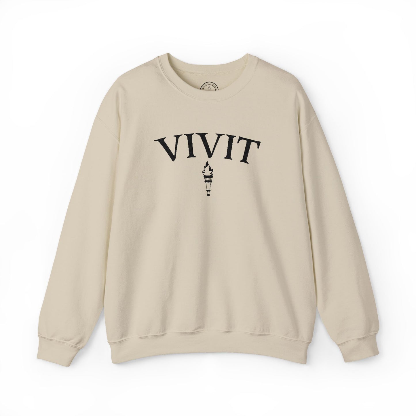 Vintage Style Unisex VIVIT Crewneck (Black Logo)