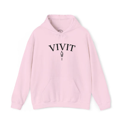 Vintage Style Unisex VIVIT Hoodie (Black Logo)