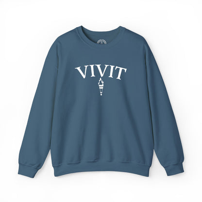 Vintage Style Unisex VIVIT Crewneck (White Logo)