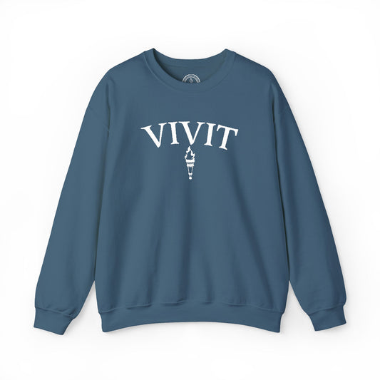 Vintage Style Unisex VIVIT Crewneck (White Logo)