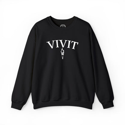 Vintage Style Unisex VIVIT Crewneck (White Logo)