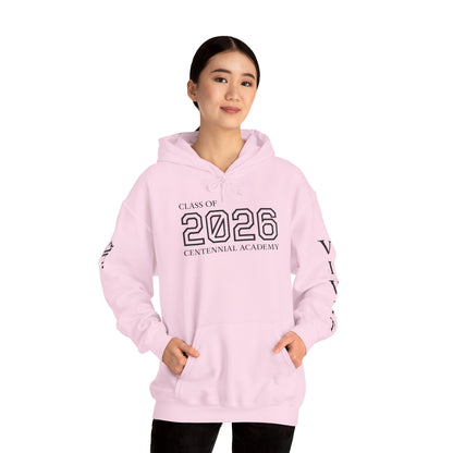 Centennial Academy Graduation Hoodie (Black Logo)