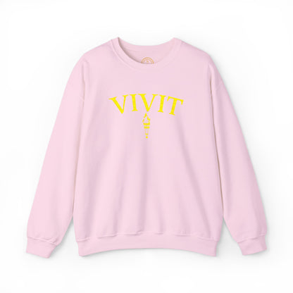 Vintage Style Unisex VIVIT Crewneck (Gold Logo)