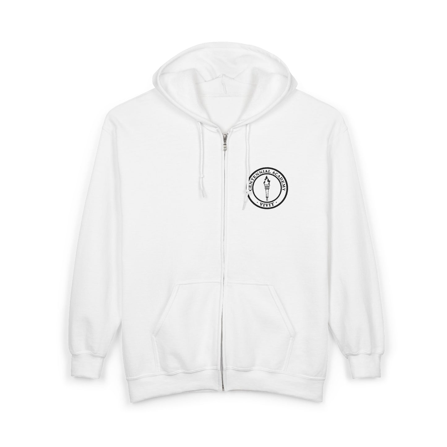 VIVIT Full Zip Hoodie (Black Logo)