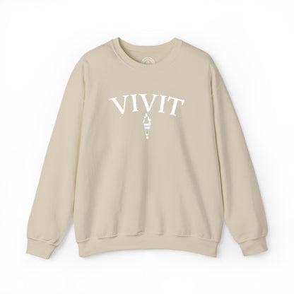 Vintage Style Unisex VIVIT Crewneck (White Logo)
