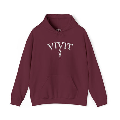 Vintage Style Unisex VIVIT Hoodie (White Logo)