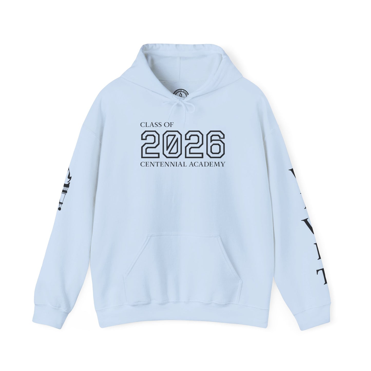 Centennial Academy Graduation Hoodie (Black Logo)