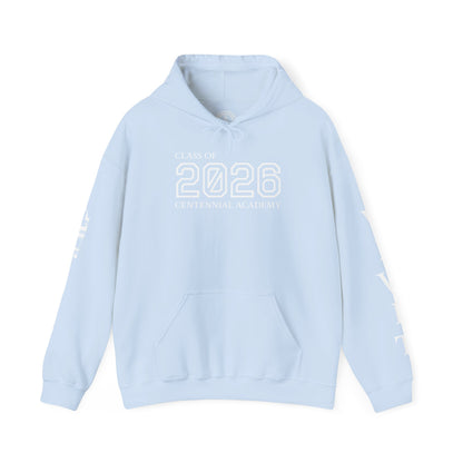 Centennial Academy Graduation Hoodie (White Logo)