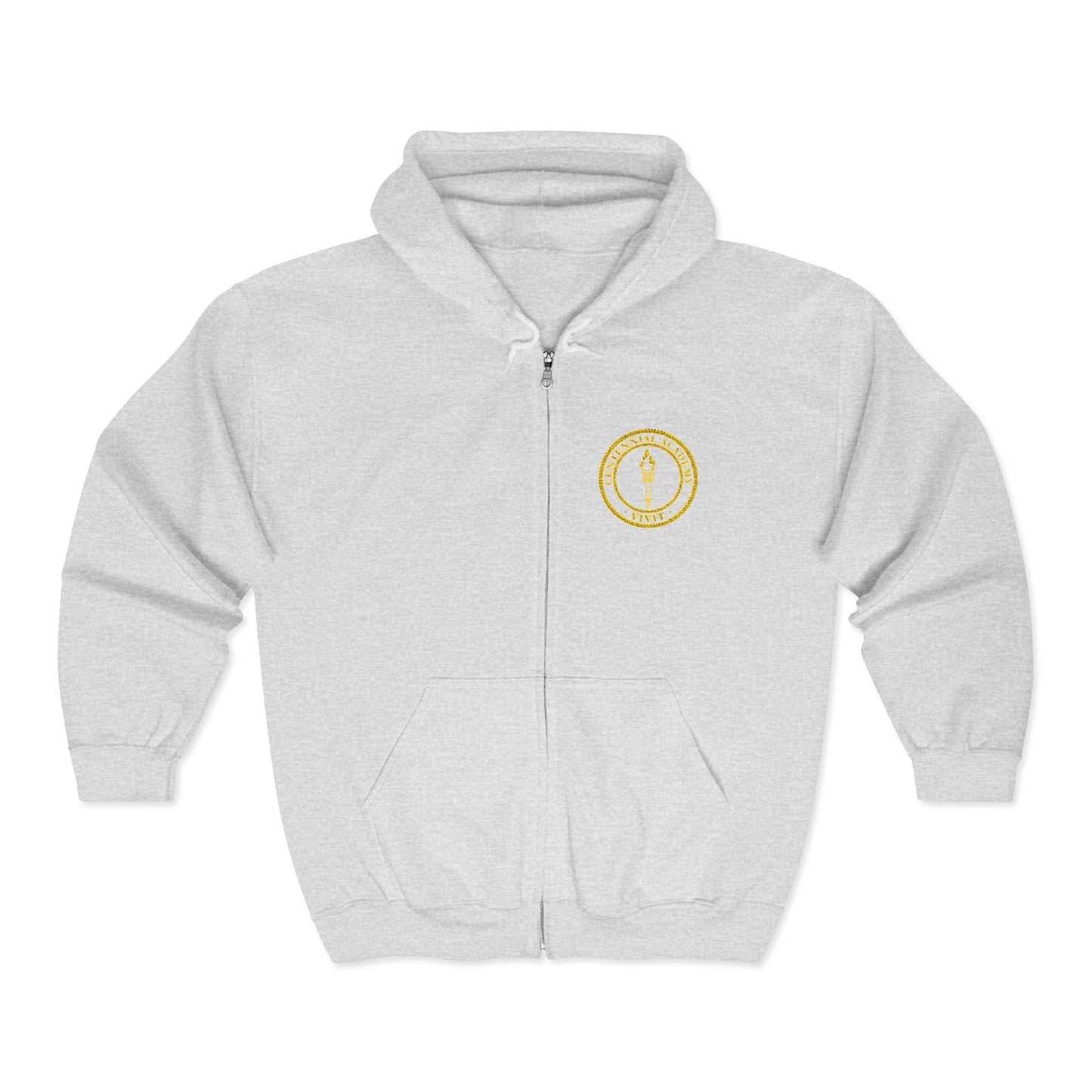Unisex VIVIT Full Zip Hoodie (Gold Logo)