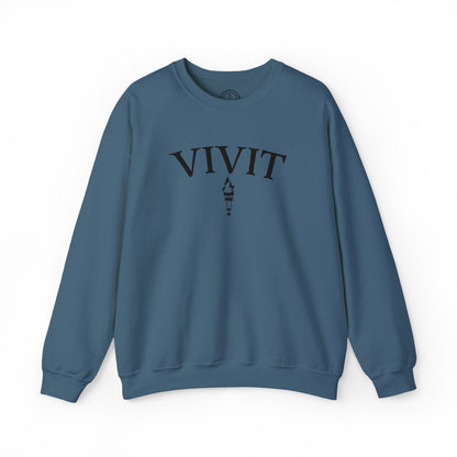 Vintage Style Unisex VIVIT Crewneck (Black Logo)