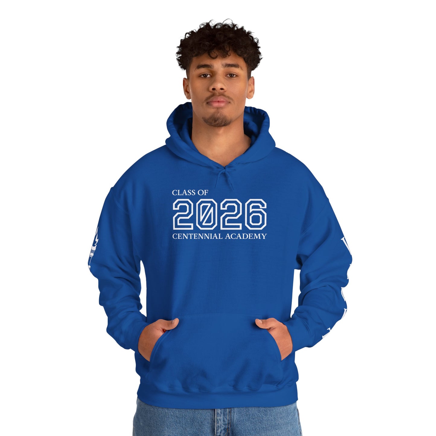 Centennial Academy Graduation Hoodie (White Logo)