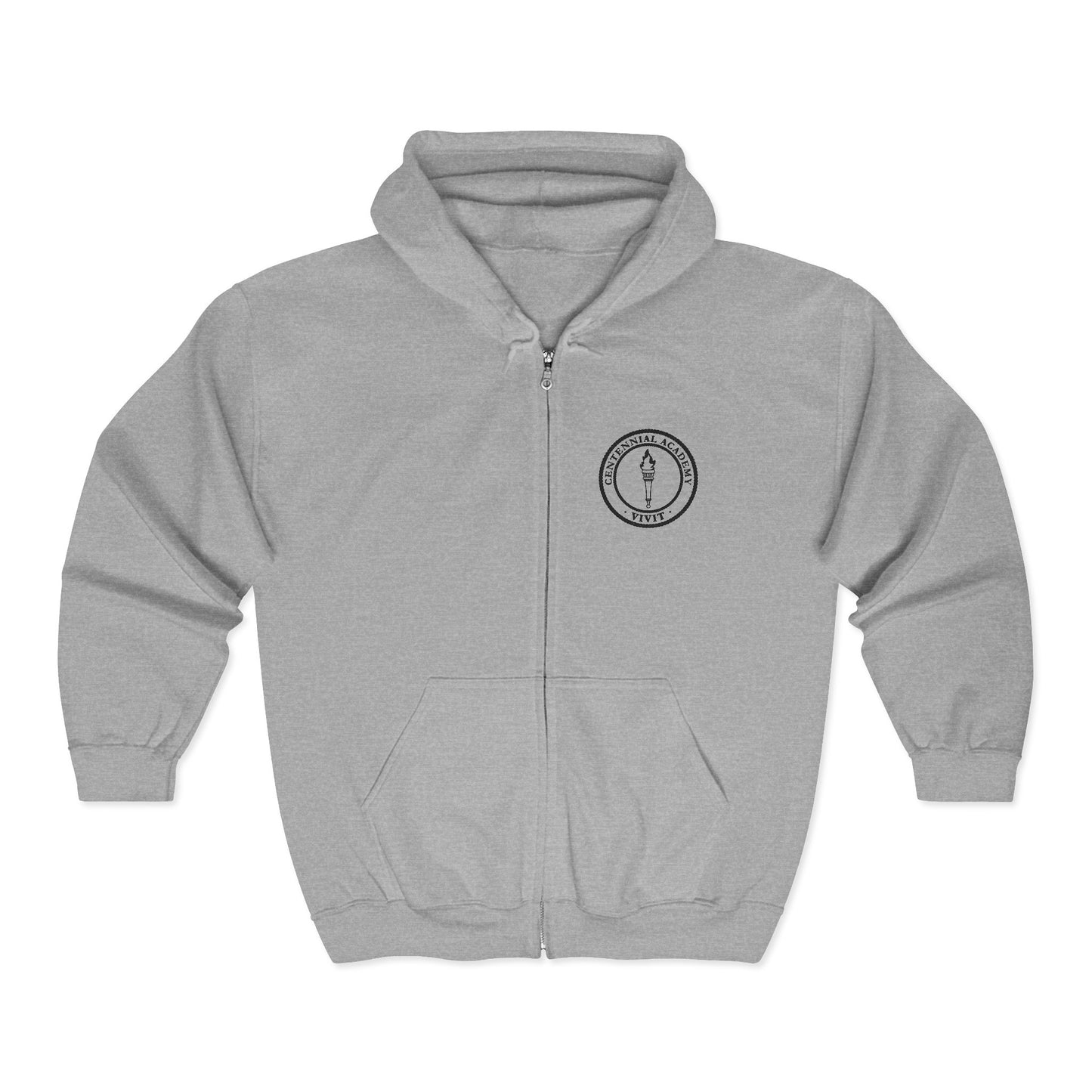 VIVIT Full Zip Hoodie (Black Logo)