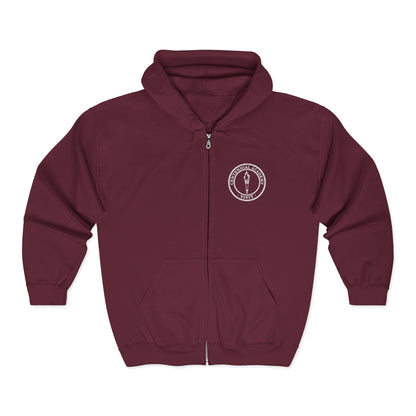 VIVIT Full Zip Hoodie (White Logo)