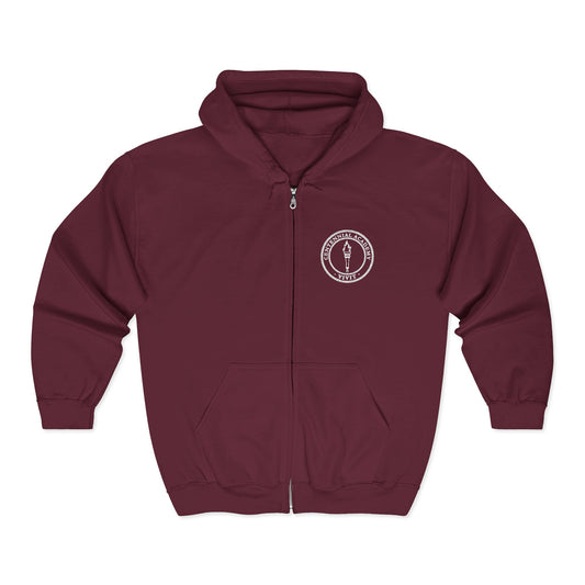 VIVIT Full Zip Hoodie (White Logo)