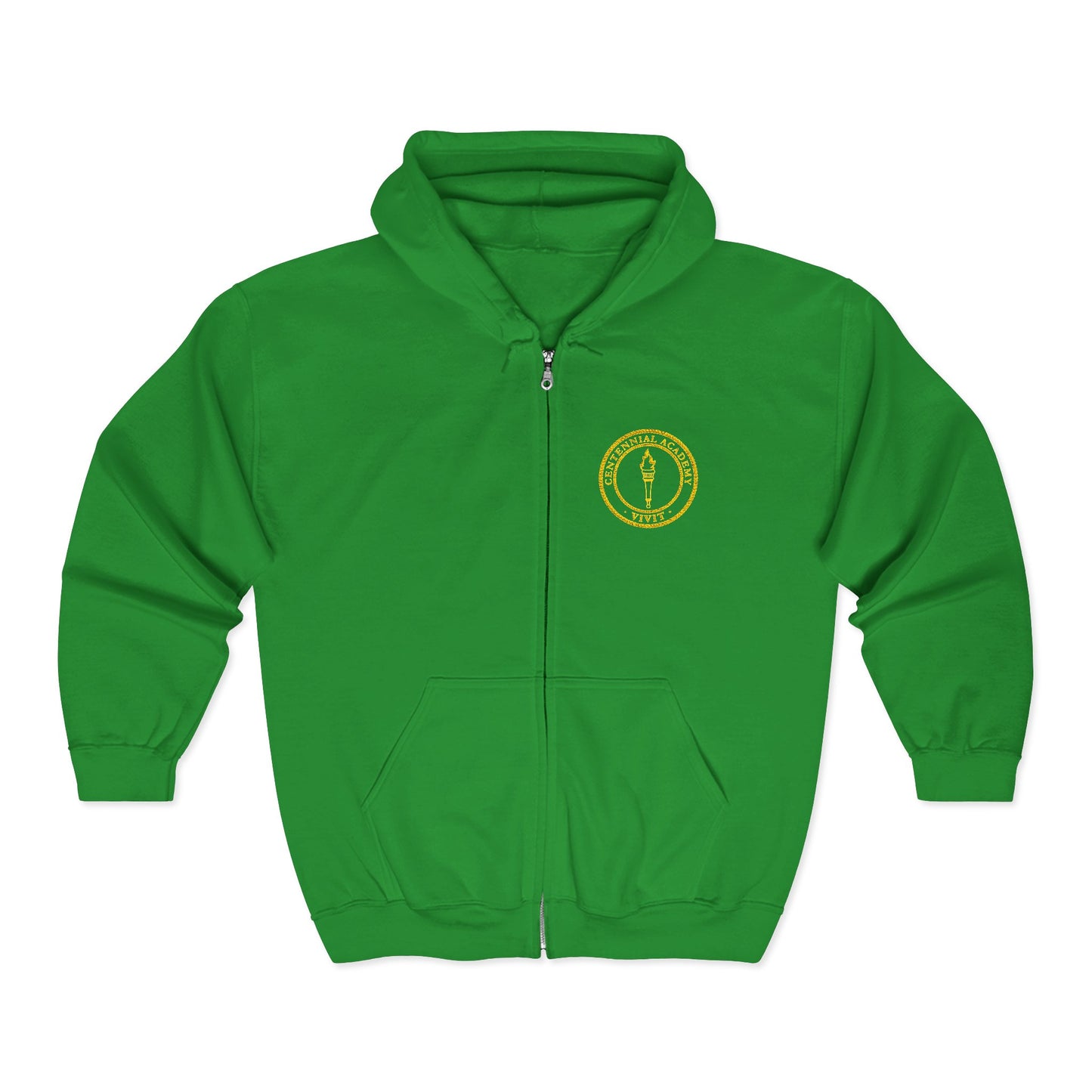 Unisex VIVIT Full Zip Hoodie (Gold Logo)