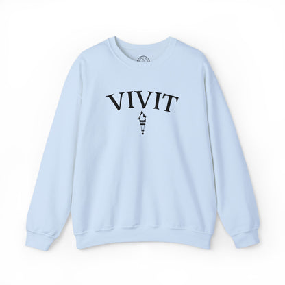 Vintage Style Unisex VIVIT Crewneck (Black Logo)