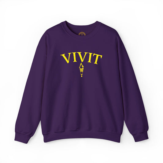 Vintage Style Unisex VIVIT Crewneck (Gold Logo)