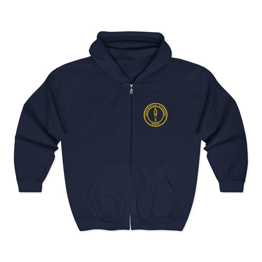 Unisex VIVIT Full Zip Hoodie (Gold Logo)