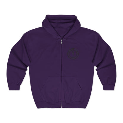 VIVIT Full Zip Hoodie (Black Logo)