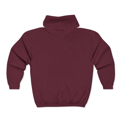VIVIT Full Zip Hoodie (White Logo)