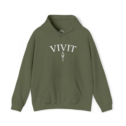 Vintage Style Unisex VIVIT Hoodie (White Logo)