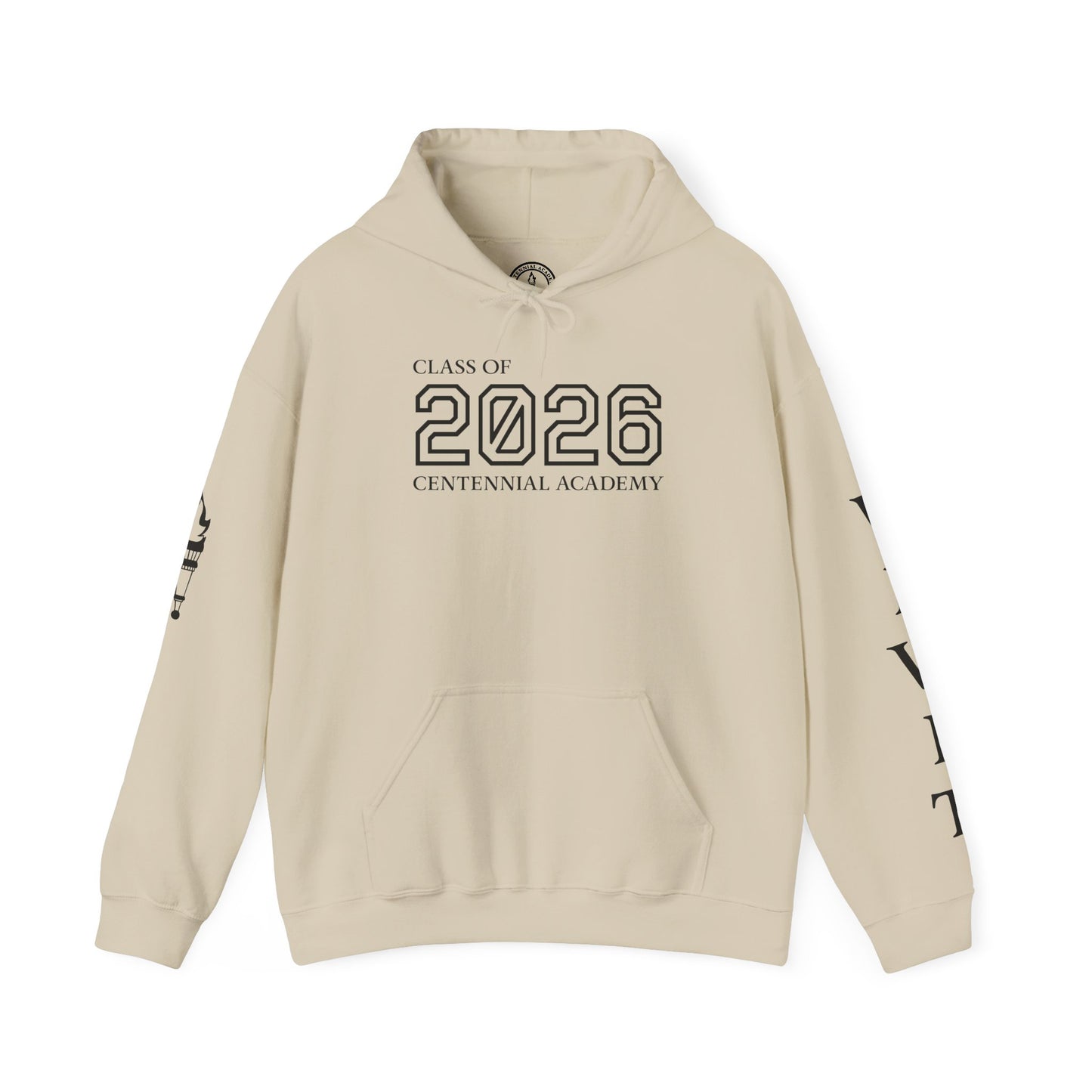 Centennial Academy Graduation Hoodie (Black Logo)
