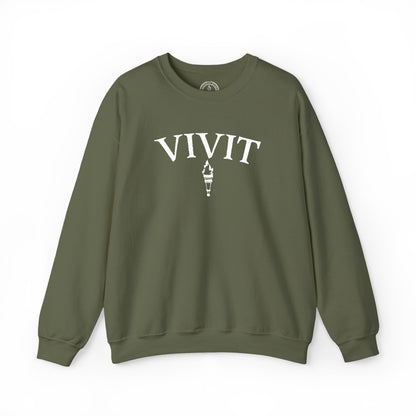 Vintage Style Unisex VIVIT Crewneck (White Logo)