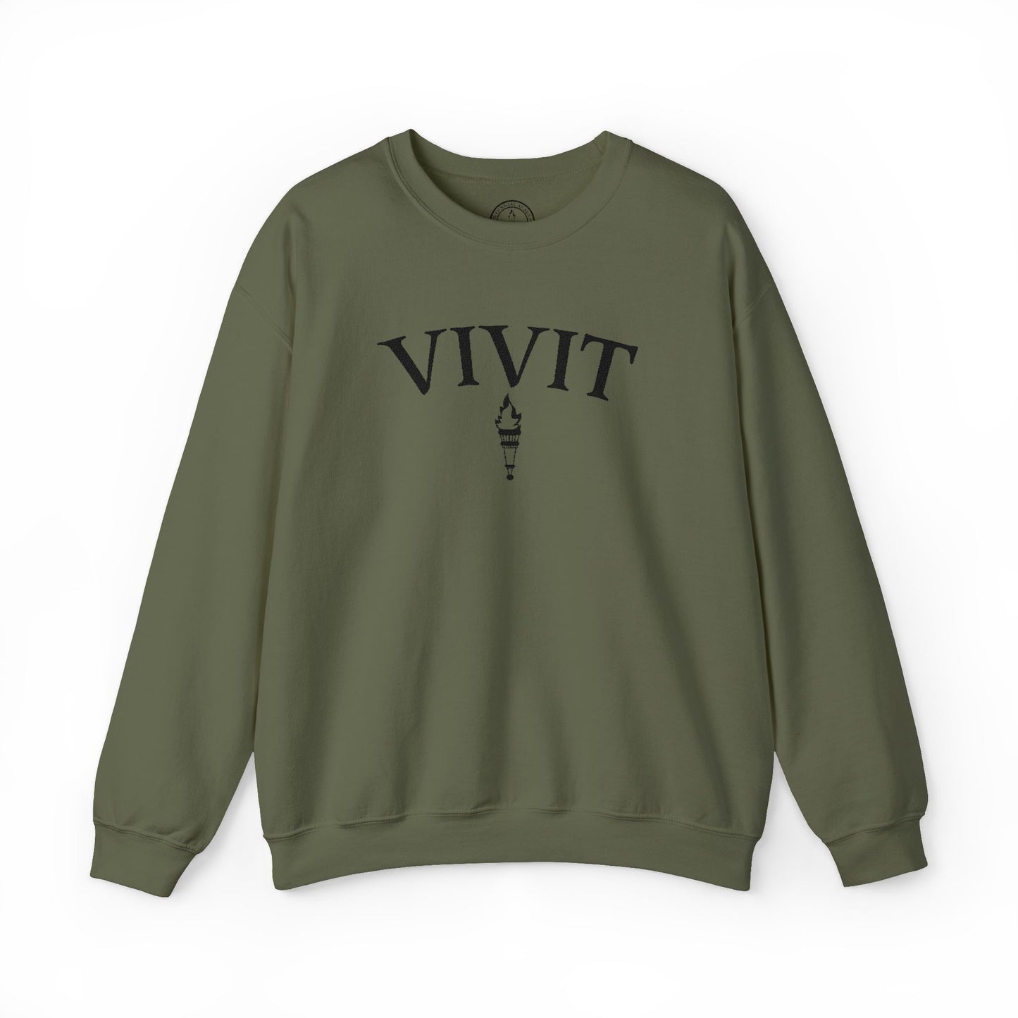 Vintage Style Unisex VIVIT Crewneck (Black Logo)