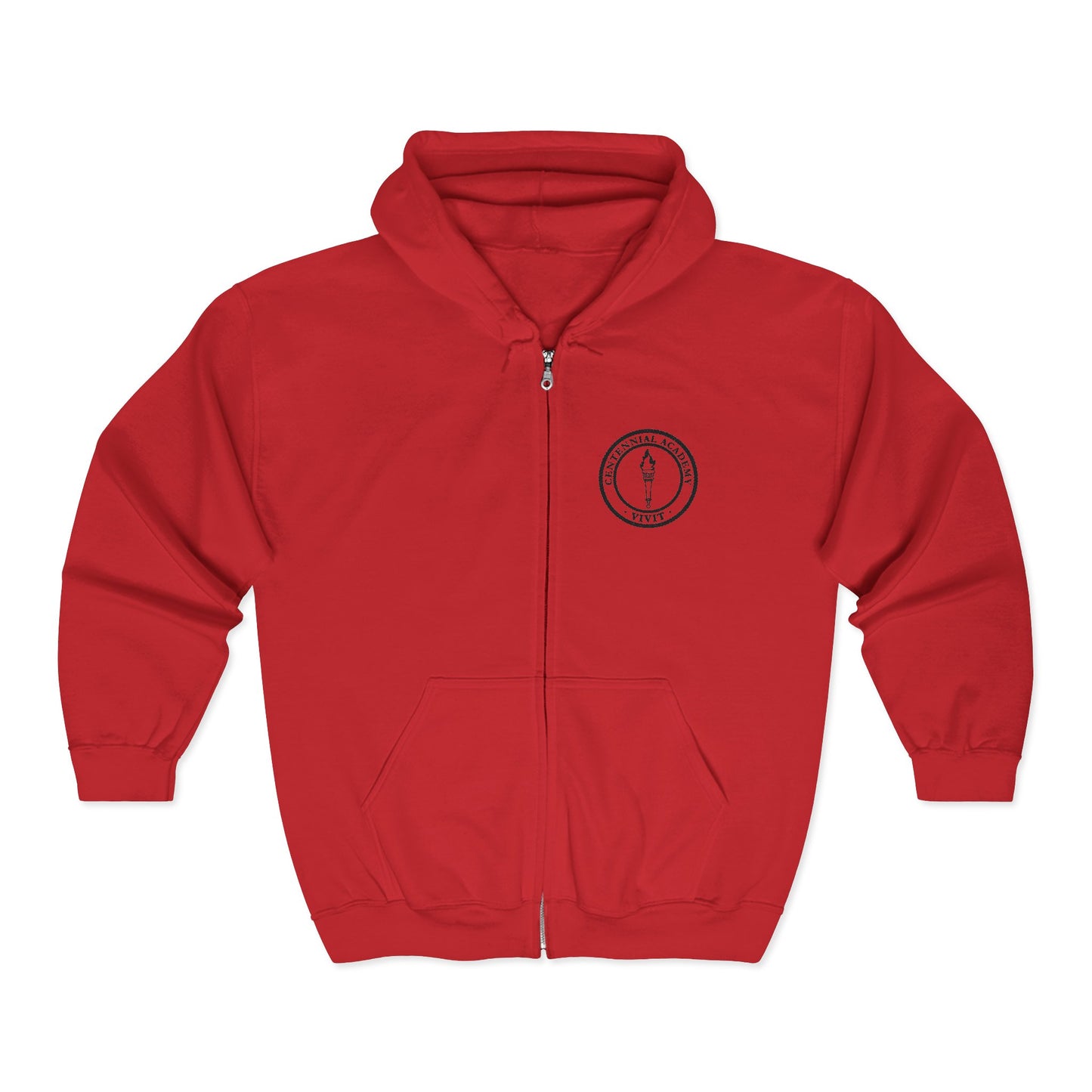 VIVIT Full Zip Hoodie (Black Logo)