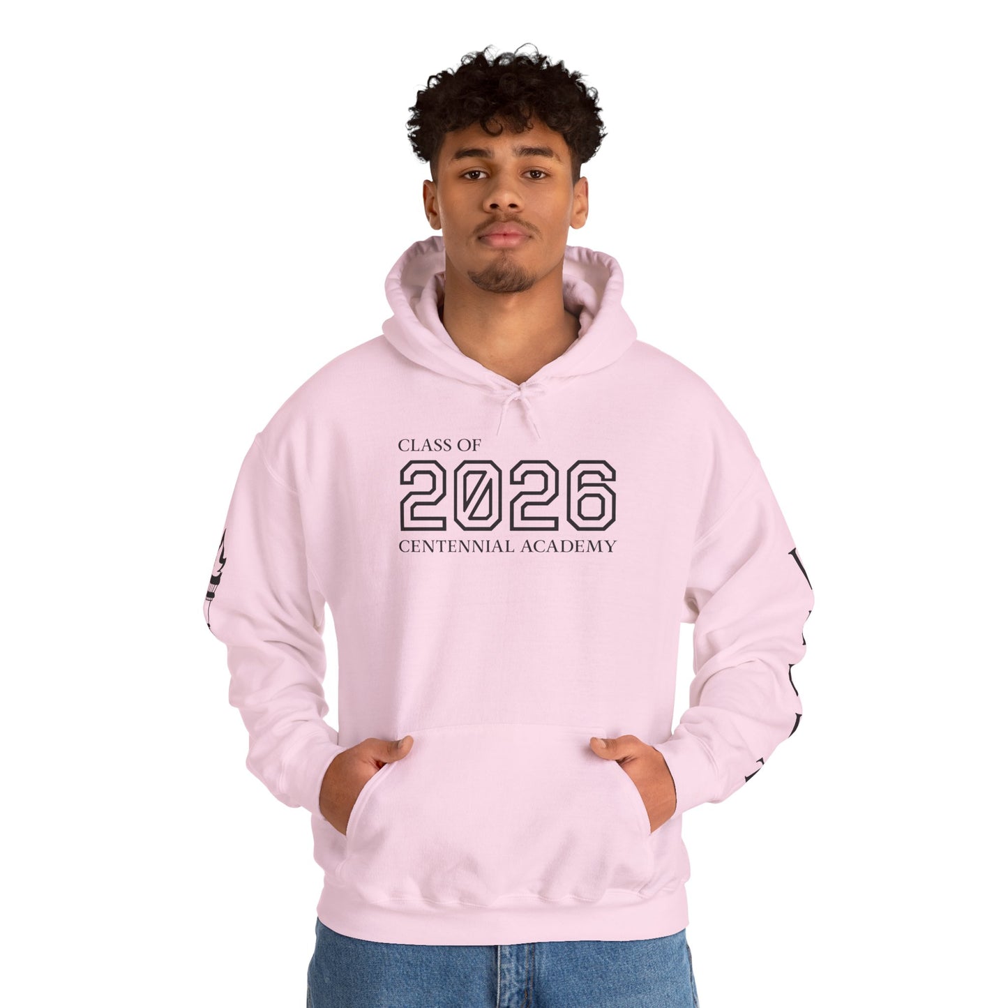 Centennial Academy Graduation Hoodie (Black Logo)
