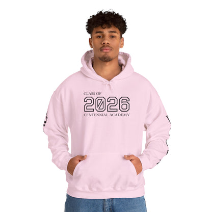 Centennial Academy Graduation Hoodie (Black Logo)