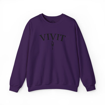 Vintage Style Unisex VIVIT Crewneck (Black Logo)