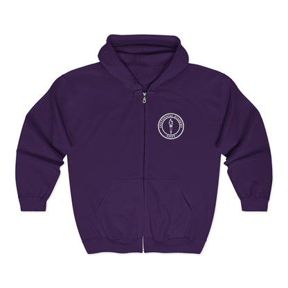 VIVIT Full Zip Hoodie (White Logo)