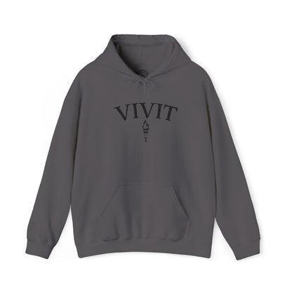 Vintage Style Unisex VIVIT Hoodie (Black Logo)