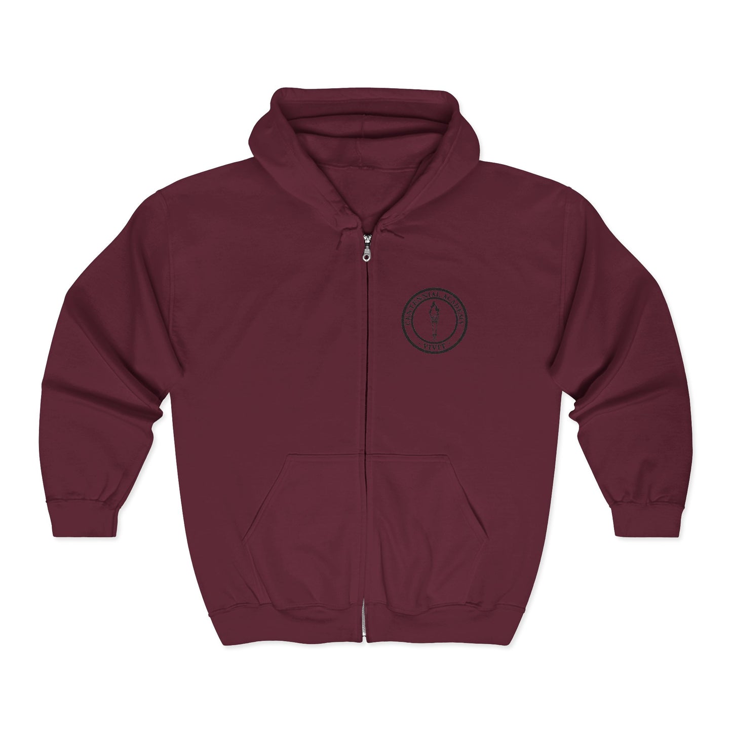 VIVIT Full Zip Hoodie (Black Logo)