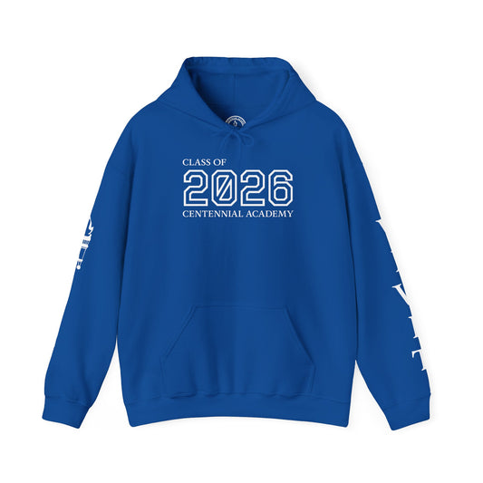 Centennial Academy Graduation Hoodie (White Logo)