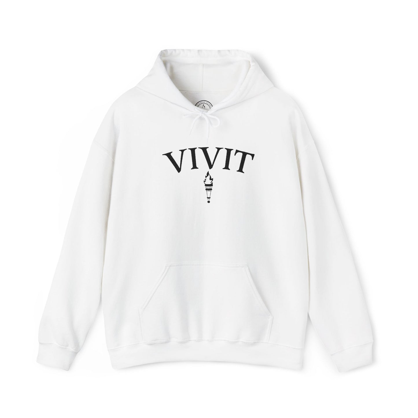 Vintage Style Unisex VIVIT Hoodie (Black Logo)