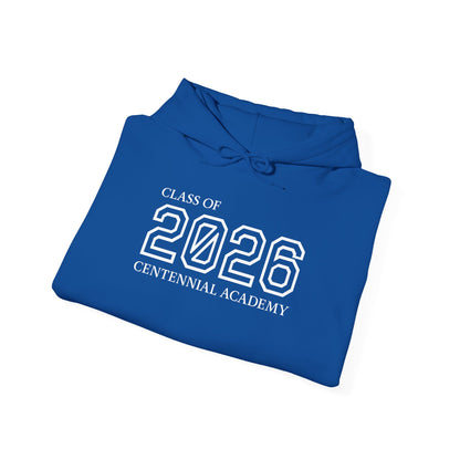 Centennial Academy Graduation Hoodie (White Logo)